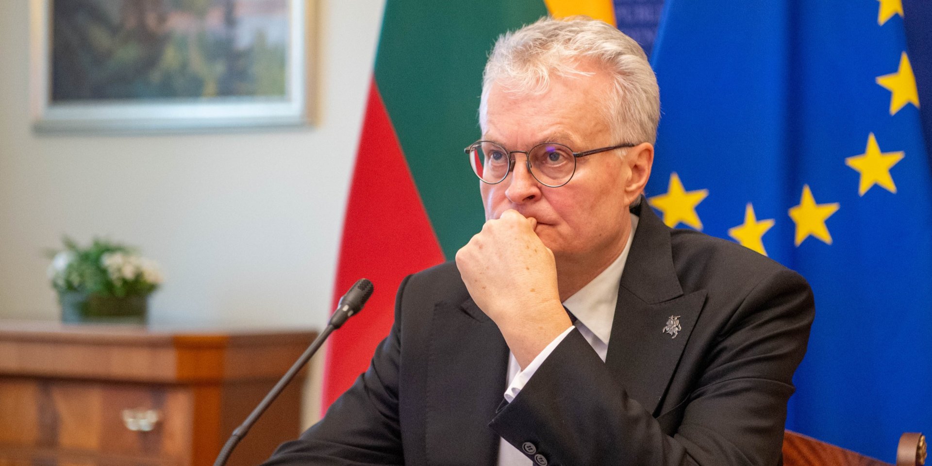 Президент Литви Гітанас Науседа заявив, що&nbsp;знав візит Реткліффа до&nbsp;Росії (Фото: Gitanas Nausėda / X)