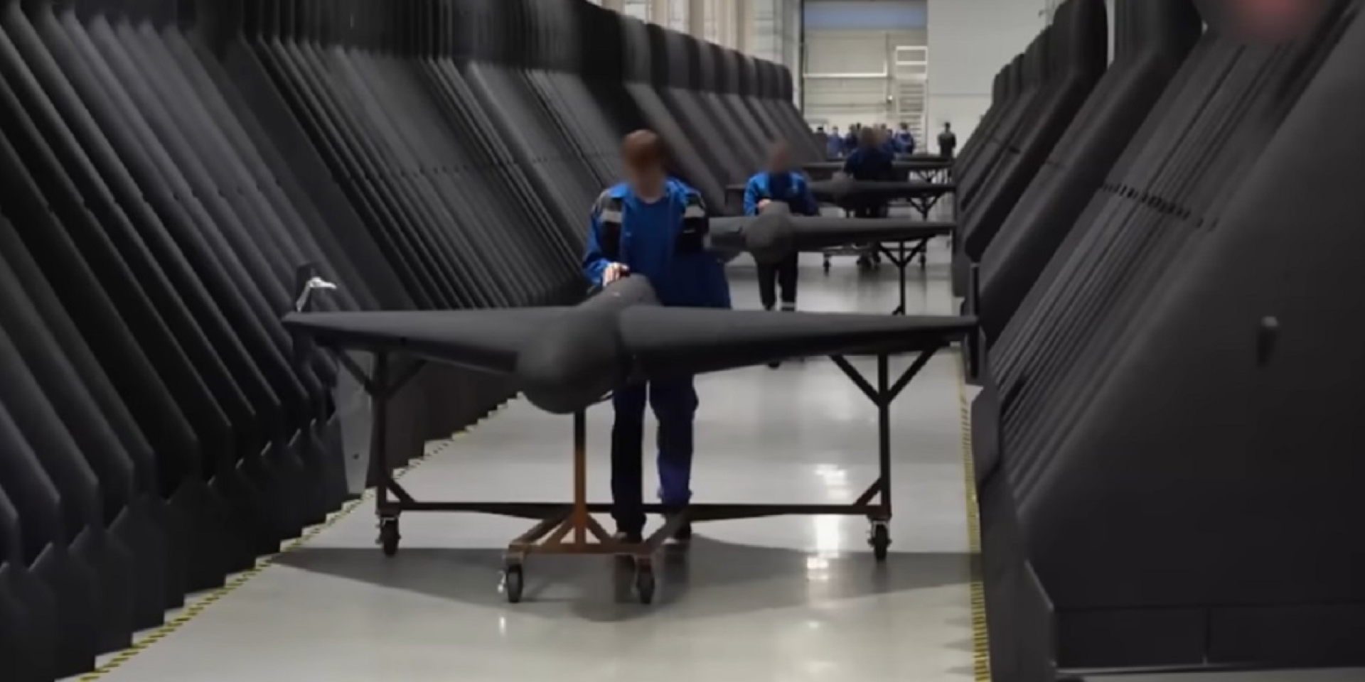 Experts conclude that protection against drone and missile attacks is being built around the drone production facility in Alabuga (Photo: Video screenshot / Channel 5 / YouTube)
