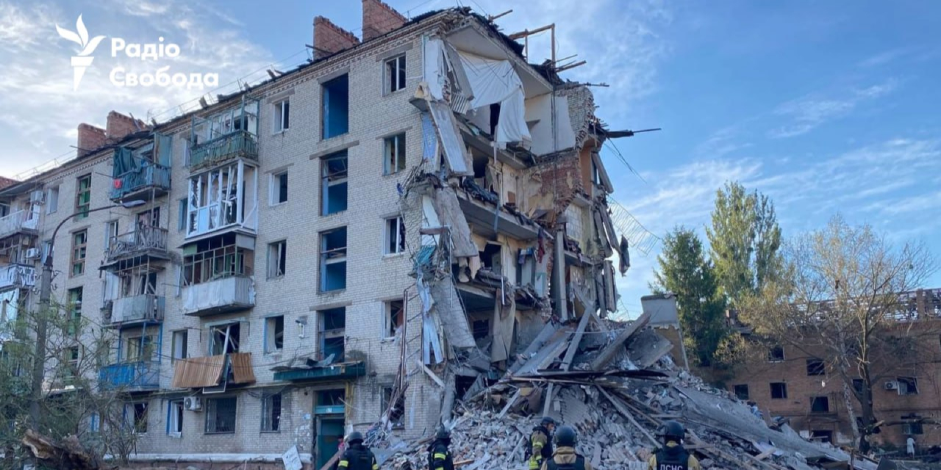 Наслідки російського удару по&nbsp;Слов’янську, 31 серпня (Фото: Радіо Свобода)