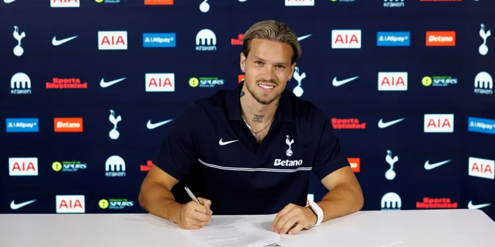 Mykhailo Mudryk has joined Tottenham (Photo: Tottenham Hotspur FC)