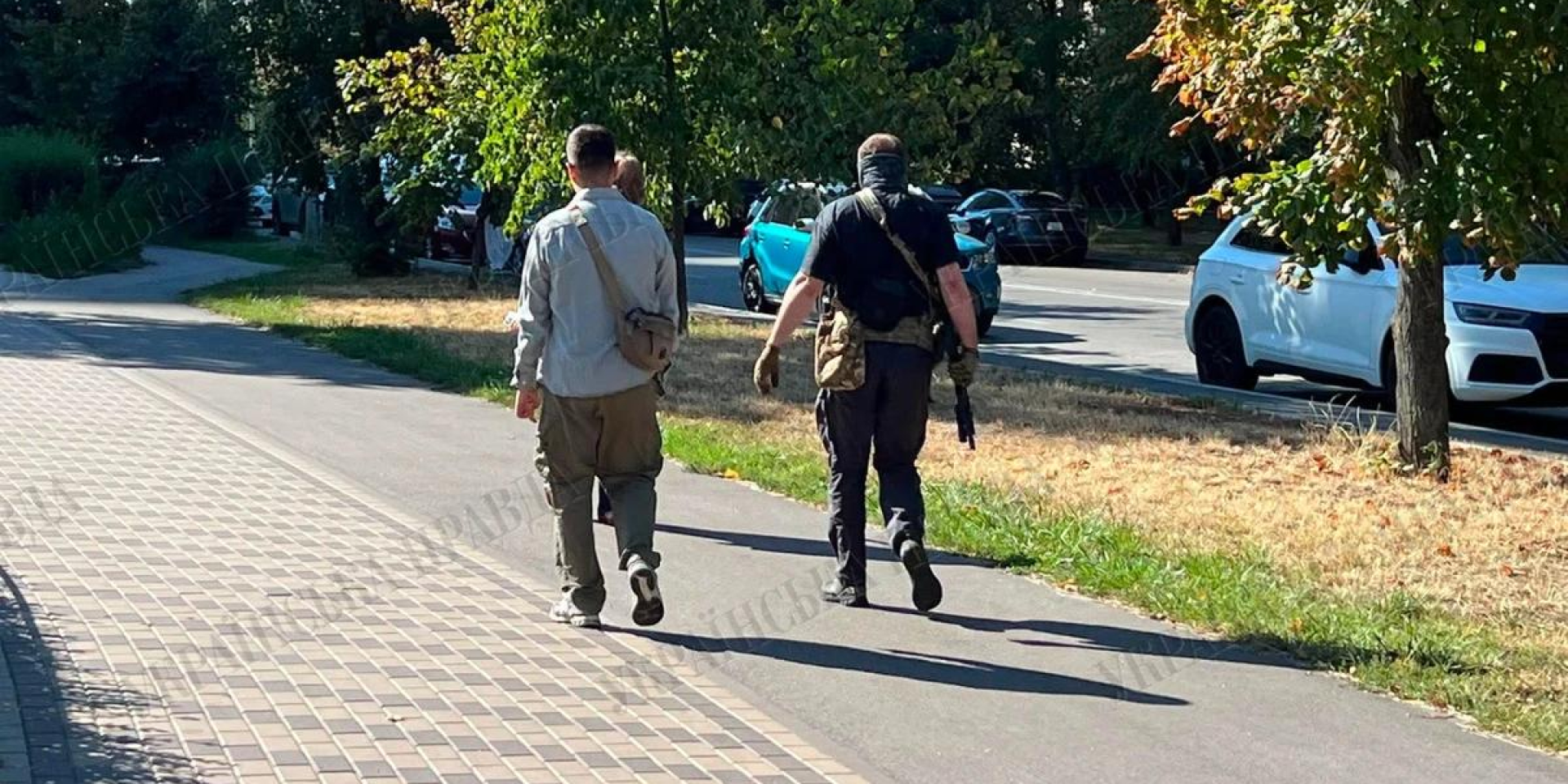 Shooting scene in Kyiv, September 2, 2026 (Photo: Ukrainska Pravda)
