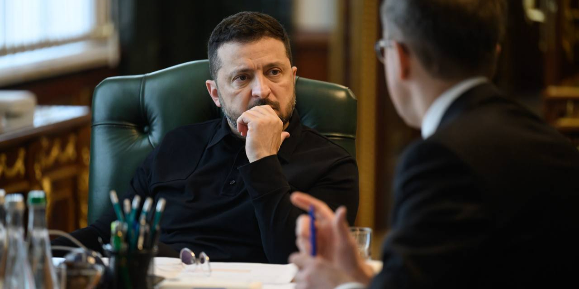 Ukrainian President Volodymyr Zelenskyy and PM Serhii Koretskyi (Photo: Zelenskiy Official / Telegram)