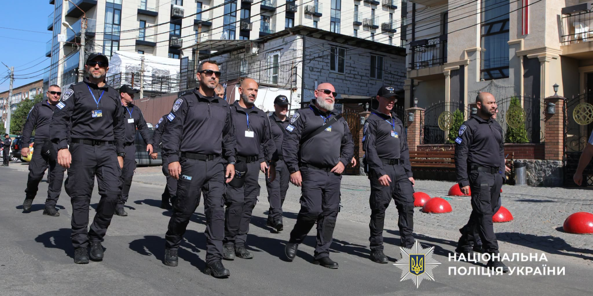 Israeli police arrive in Uman (Photo: Police of Cherkasy region)