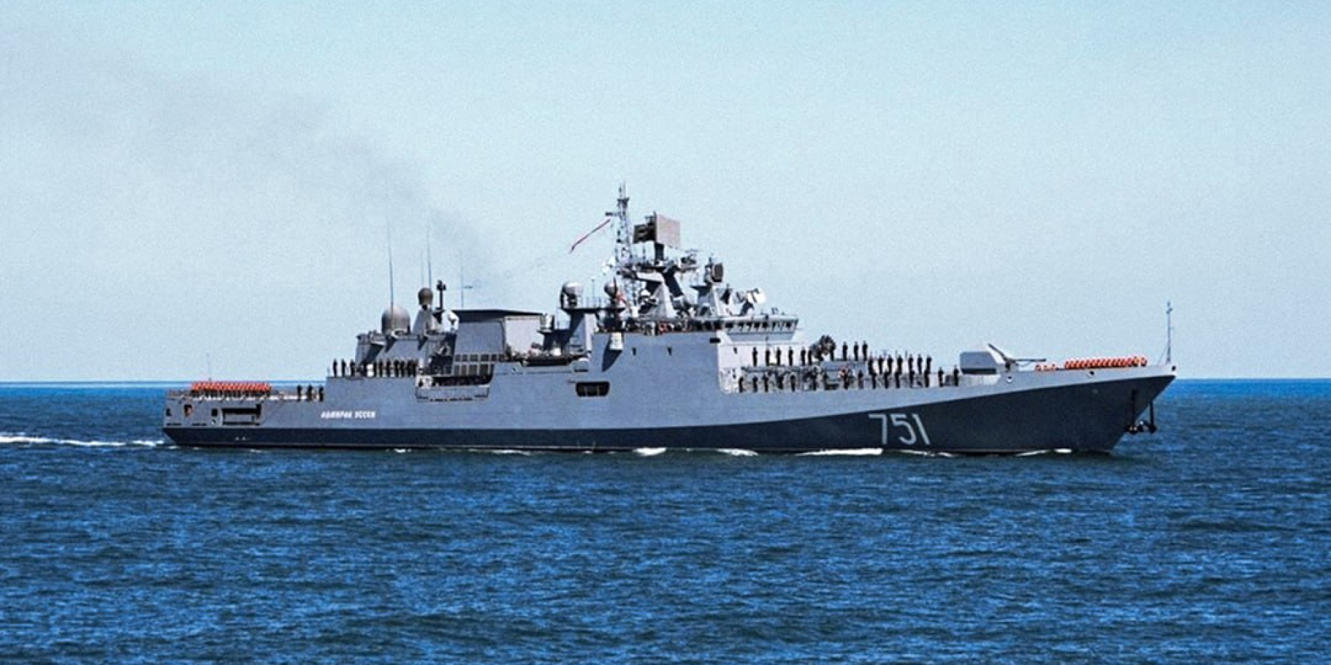 The frigate Admiral Essen is the carrier of the Kalibr cruise missiles with which Russia attacks Ukrainian infrastructure (Photo: Main Intelligence Directorate / Telegram)
