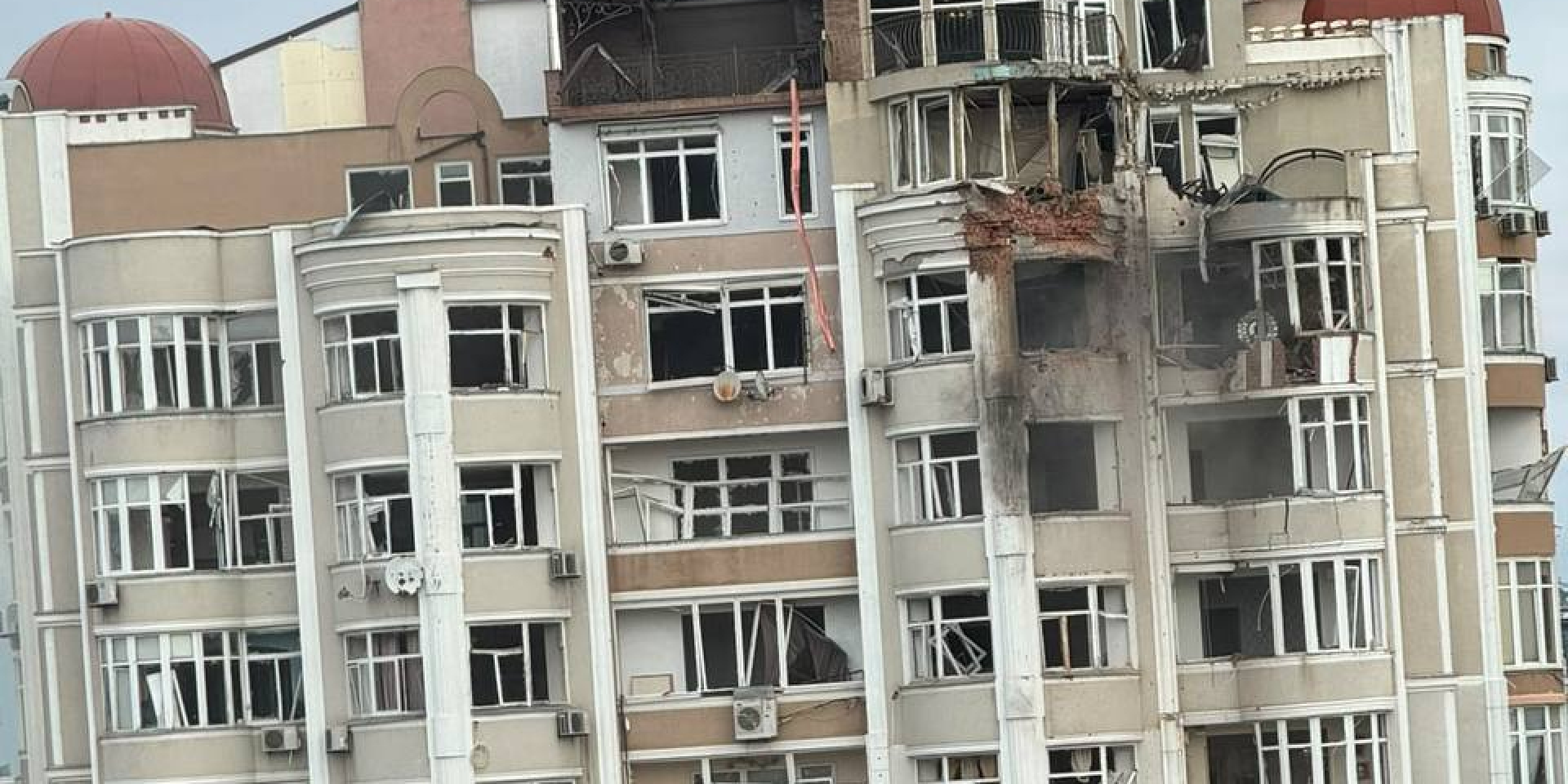 The aftermath of the Russian attack on Odesa, September 13, 2026 (Photo: Serhii Lysak / Telegram)