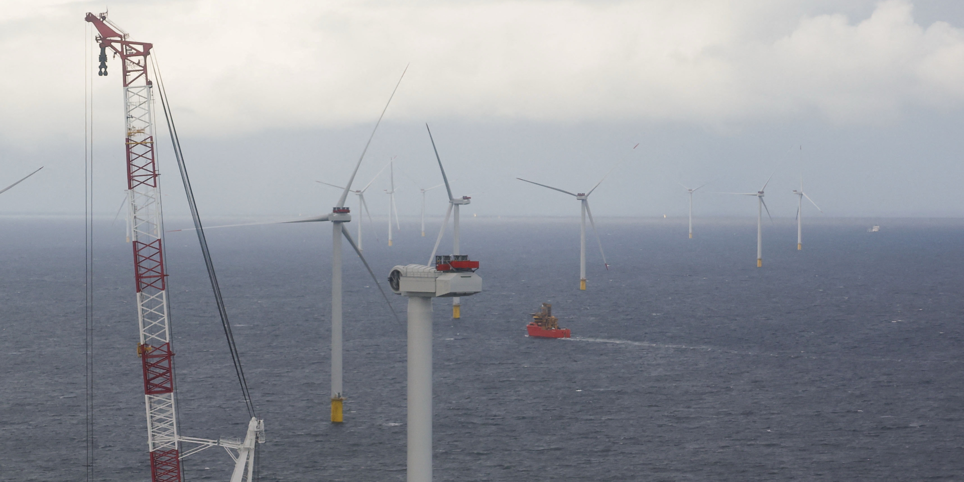 Будівельний майданчик морської вітроелектростанції Baltic Power (Фото: REUTERS/Kacper Pempel)