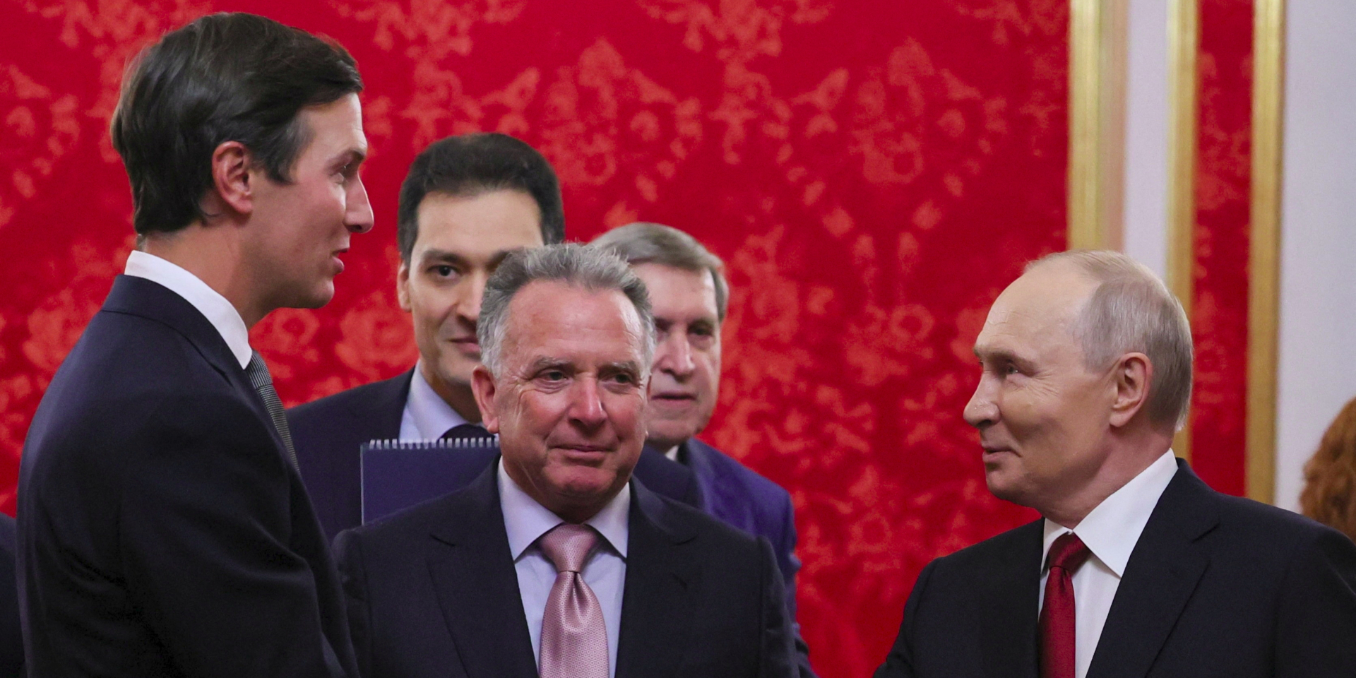 Russian dictator Vladimir Putin during a meeting in Moscow with US Presidential Special Representatives Steve Witkoff and Jared Kushner, September 5, 2026. (Photo: Sputnik/Mikhail Metzel/Pool via REUTERS)