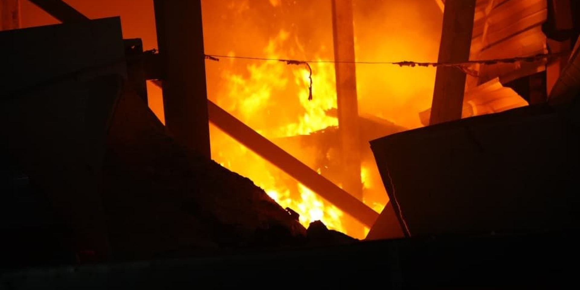Aftermath of the Russian strike on Zhytomyr Oblast (Photo: State Emergency Service of Ukraine / Telegram)