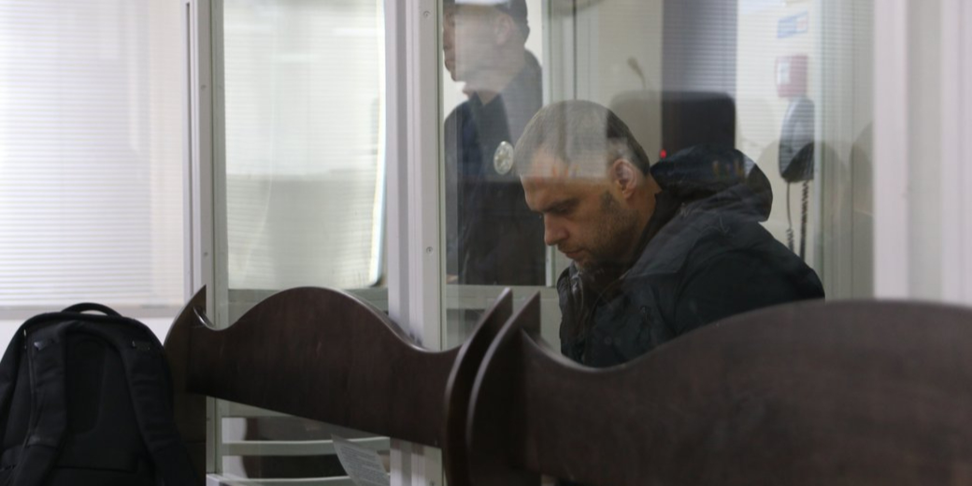 Сергей Кропива на&nbsp;судебном заседании по&nbsp;избранию ему меры пресечения, 6&nbsp;сентября 2026 года (Фото: Суспільне Новини / Алексей Арунян)