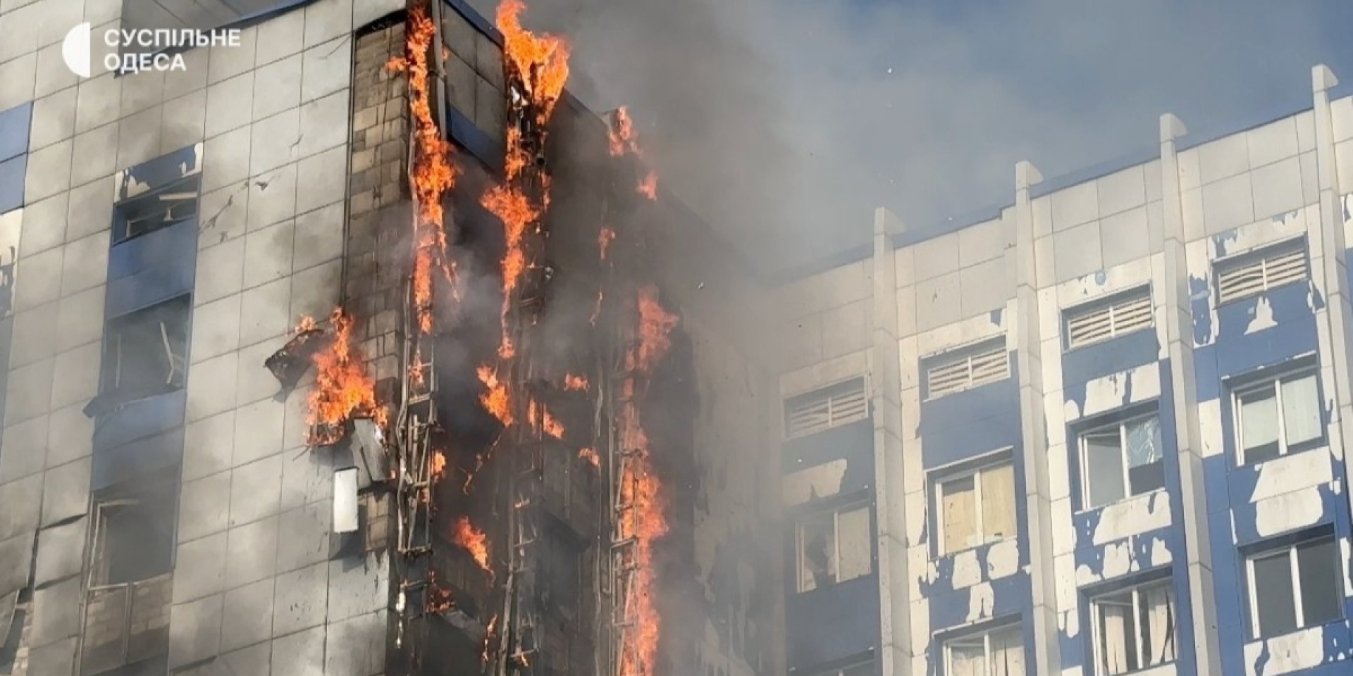 Наслідки удару&nbsp;РФ по&nbsp;Одесі, 18 вересня (Фото: Суспільне Одеса)