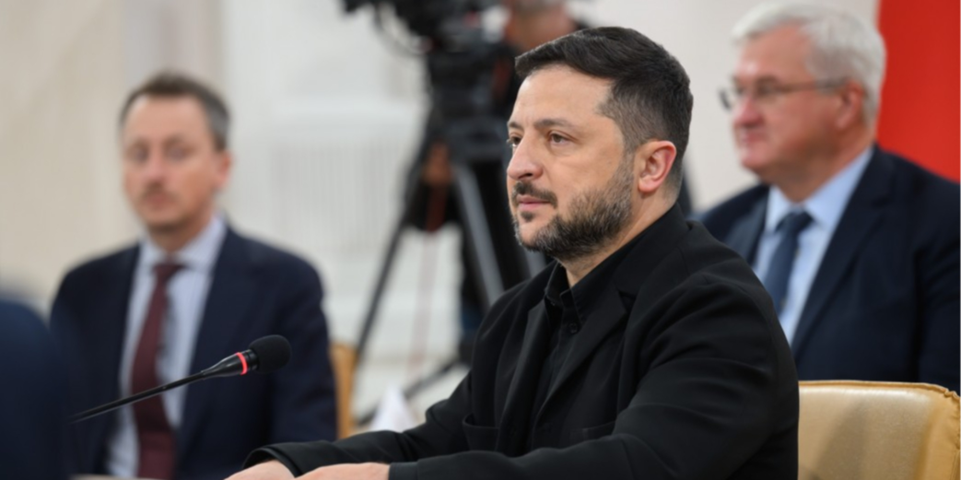 Зеленский заявил о&nbsp;дефиците финансирования для масштабирования производства перехватчиков (Фото: Офис президента)