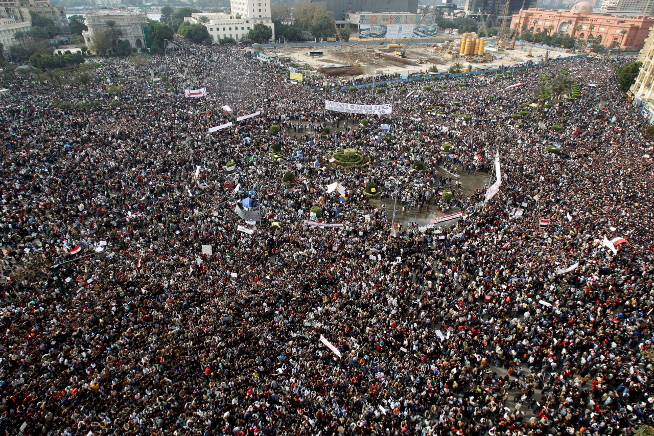 Такий вигляд мала площа Тахрір 1 лютого 2011 року (Фото: REUTERS / Amr Abdallah Dalsh / File Photo)