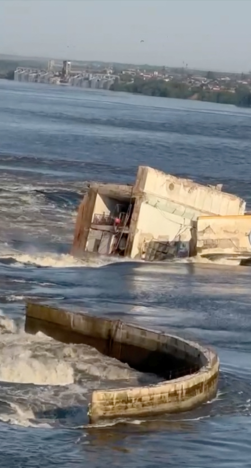 Screen grab taken from a video obtained by Reuters/via REUTERS