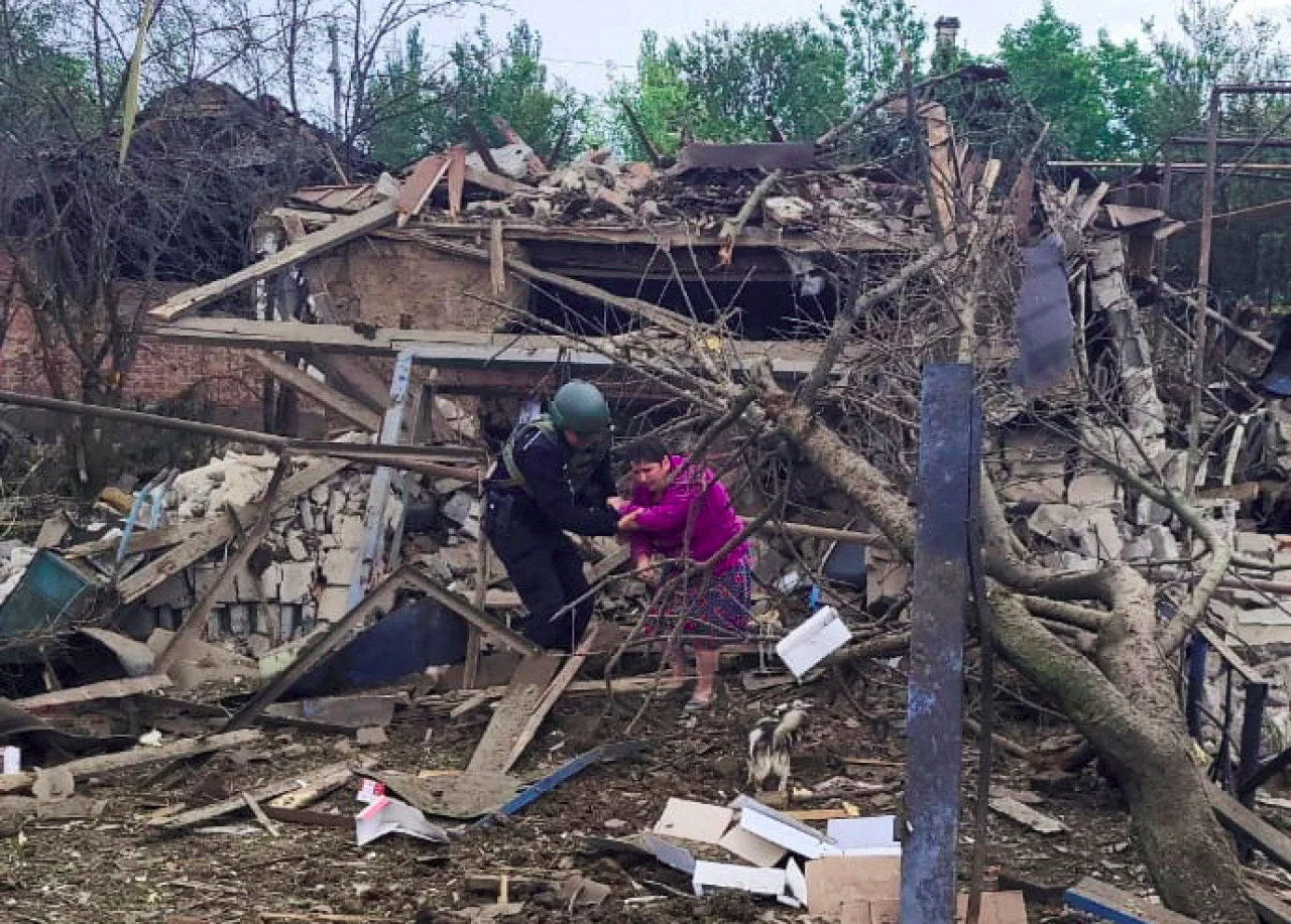 Press service of the Donetsk Regional Military-Civil Administration/Handout via REUTERS