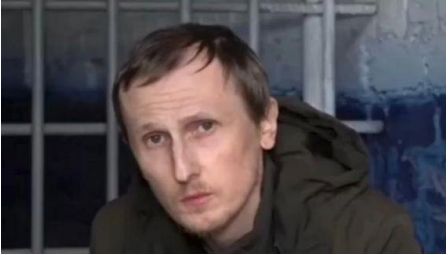 Георгий Левченко в заключении (Фото: кадр по российскому пропагандистскому каналу «Россия 1»)