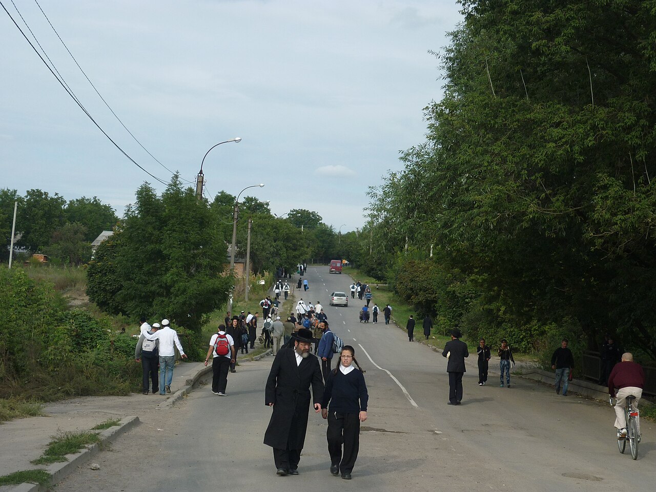 Хасиди в Умані, 2010 рік (Фото: Вікіпедія)